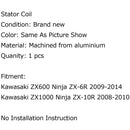 Generator Stator Fit for Kawasaki ZX 600 R Ninja ZX6R ZX-6R 2008 2009-2017