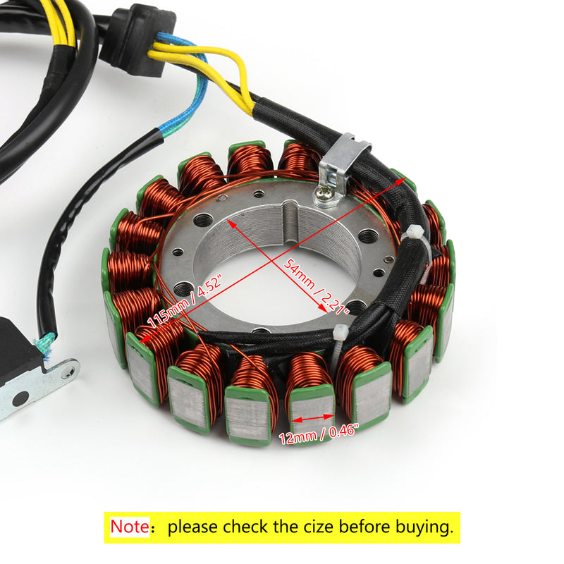Motorcycle Engine Stator Charging Coil For Suzuki DR650 (96-11) DR650SE (96-15) Generic