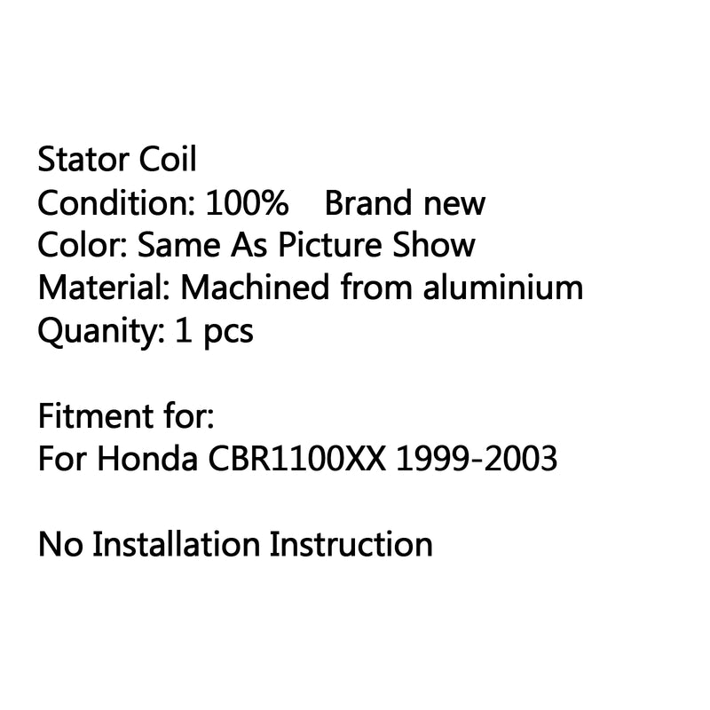 Magneto Generator Engine Stator Coil For Honda CBR1100XX CBR 1100XX (99-2003) Generic