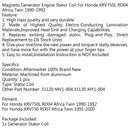 Generator Stator Coil 31120-MY1-004 For Honda XRV750L RD04 Africa Twin (90-92) Generic