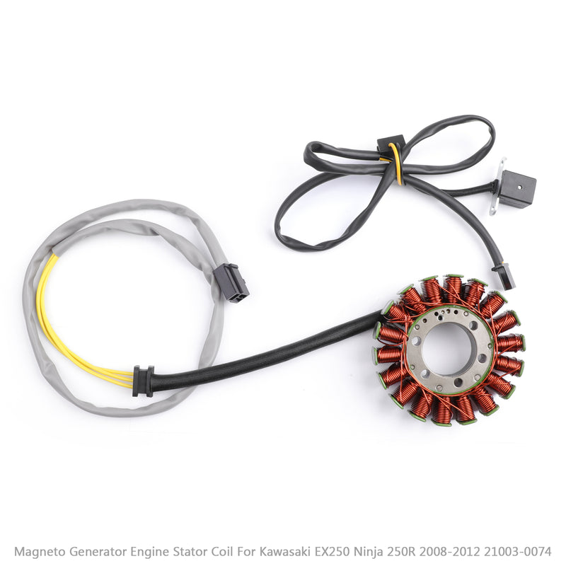 Magneto Generator Stator Coil For Kawasaki EX250 Ninja 250R 2008-12 21003-0074 Generic