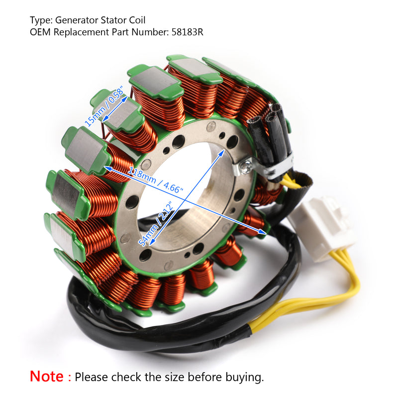 Generator Stator Coil Alternator Fit for Gilera GP800 2008-2013 58183R