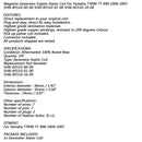 Stator Coil 6 Poles For Yamaha TTR90 2000 2001 2002 2003 2004 2005 2006 2007 Generic