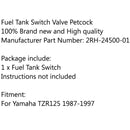 Gas Tank Fuel Switch Valve Pump Petcock 2RH-24500-01 For Yamaha TZR125 1987-1997 Generic