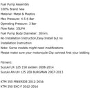 Fuel Pump For KTM PE 250 350 690 390 450 570 125 DUKE 09-13 EX-F SX-F FREERIDE Generic