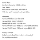 Motor Starter For Yamaha YFM25R Raptor 250 2008-2013 Special Edition 2 2008-2009 Generic