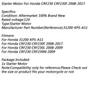 Electric Starter Motor for Honda CRF230 CRF230F 08-17 CRF230L 08-09 CRF230M 2009 Generic