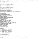 Timing Cam Chain For Kawasaki KX250F KX 250F 04-16 92057-0030 Yamaha 94591-53114 Generic