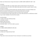 Enlarge Foot Brake Lever Extension For BMW S1000R S1000RR HP4 2009-2018 Generic