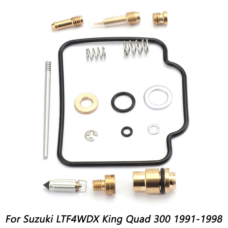 CARBURETOR Carb Rebuild Repair Kit For Suzuki LTF4WDX King Quad 300 1991-1998 Generic
