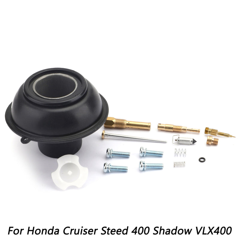 Carburetor Diaphragm Plunger w/Needle Repair Kit For Honda Steed VLX400 Shadow Generic