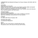 Carburetor Repair Carb Rebuild Kit For Polaris Predator 500 2003-2007 05 06 ATV Generic