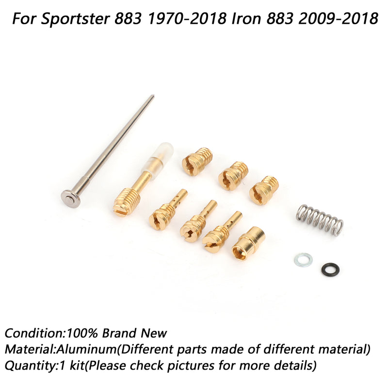 Carburetor Carb Repair Rebuild Kit For Sportster Iron 883 XLH883 Deluxe XL883 Generic