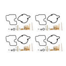 4PC Carburetor Carb Rebuild Kits For Honda CBR600F3 CBR 600 F3 CBR1000F CBR 1000 Generic