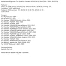 Replacement Ignition Coil Stick For Yamaha YFZ450 W V 2004-2009 / 2011-2013 ATV Generic