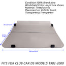 Folding Golf Down DS Smoke Cart 1982-2000 Acrylic Windshield Club Car Fold Fits Generic