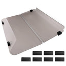 Folding Golf Down DS Smoke Cart 1982-2000 Acrylic Windshield Club Car Fold Fits Generic