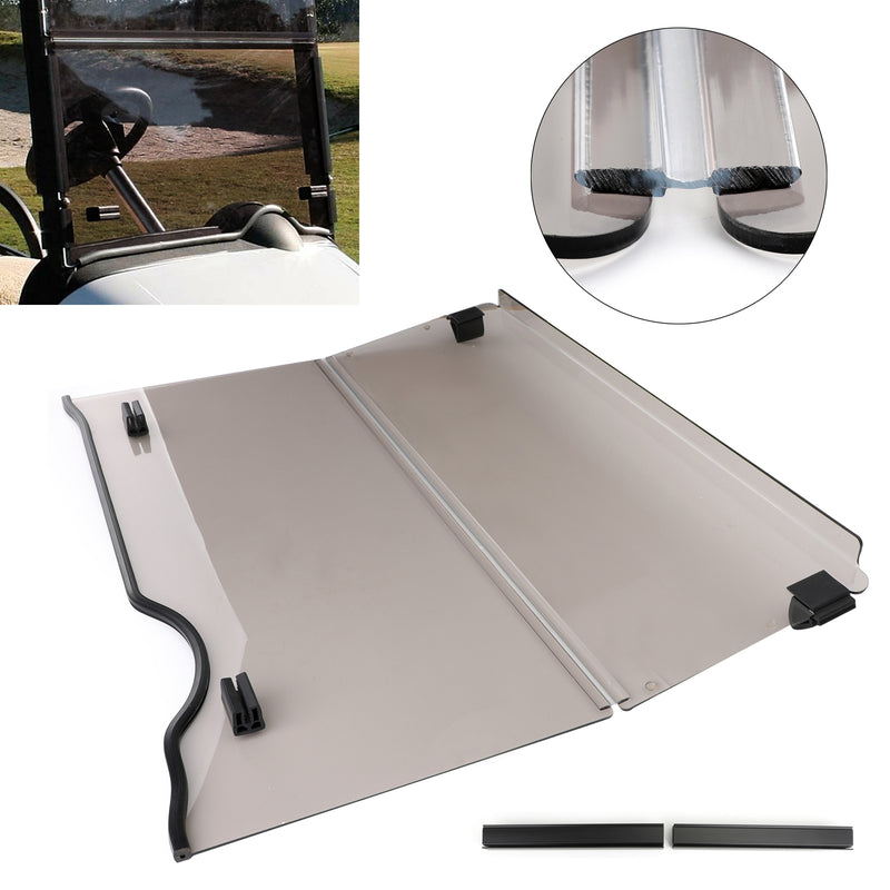 2008-2019 EZGO RXV MODELS Folding Golf Cart Smoke Windshield Windscreen For Generic