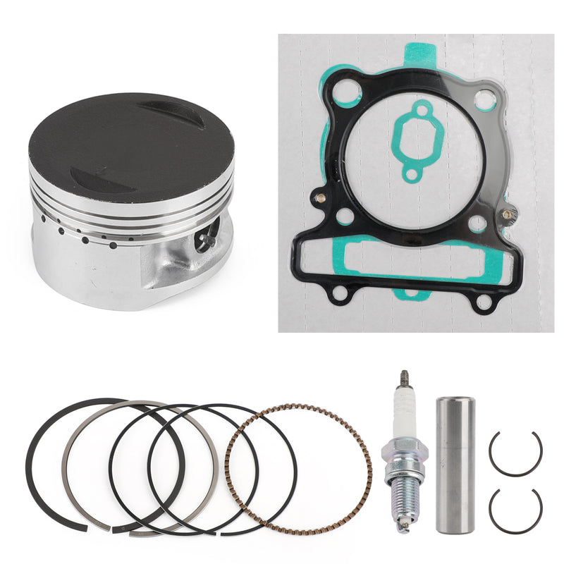 83mm Piston Rings Gasket Spark Plug Kit for Yamaha Warrior 350 YFM350X 1987-2004 Generic