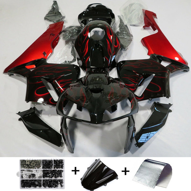 Fairing Kit For Honda CBR600RR 2005 2006 F5 Red Black ABS Injection Mold Bodywork