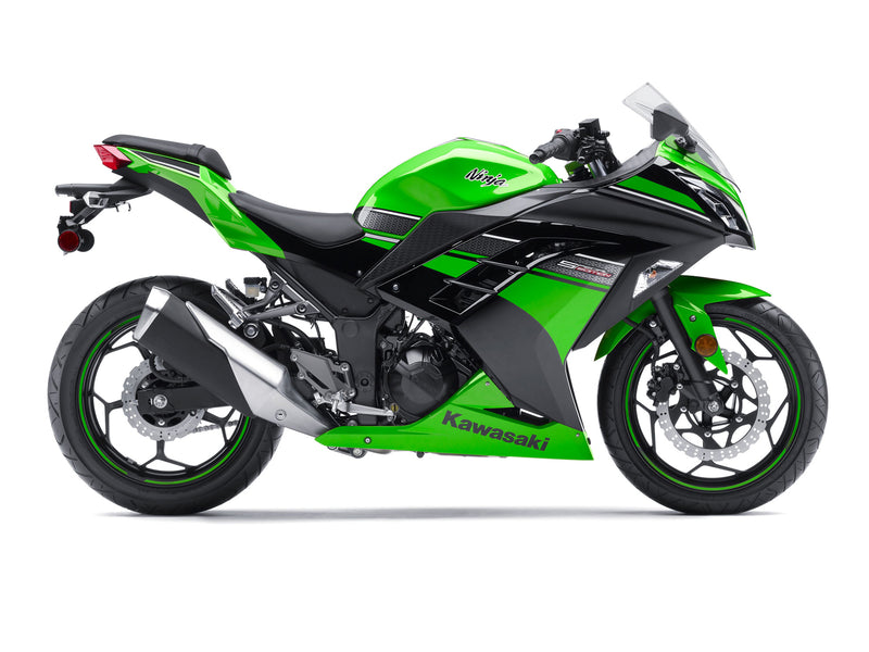 Fairings 2013-2017 Plastics Kawasaki Ninja 300R EX300R Green Ninja Racing Generic