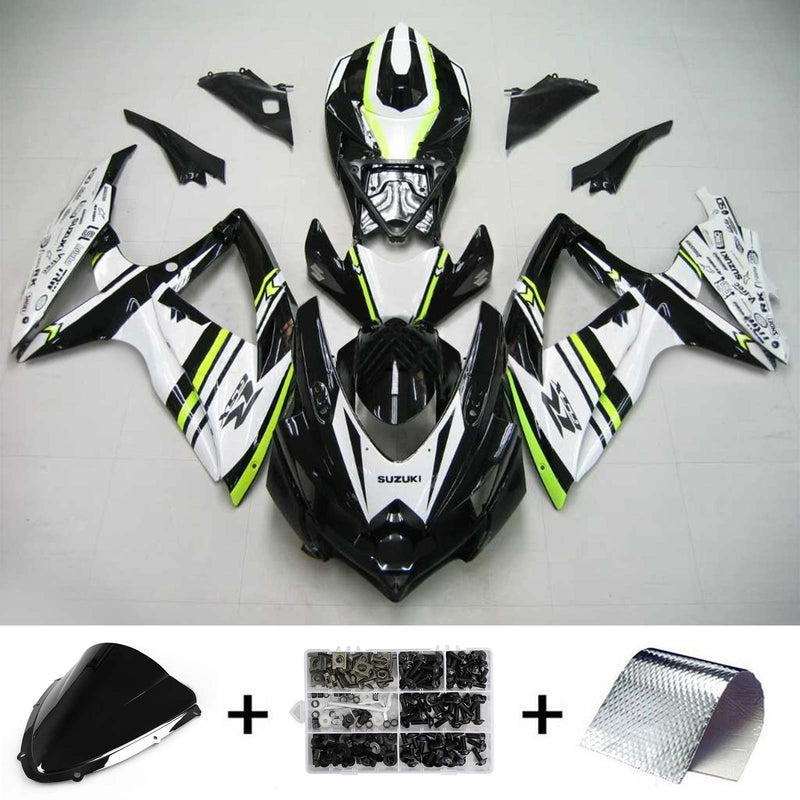 Suzuki GSXR 600/750 2008-2010 Fairing Kit Bodywork Plastic ABS K8