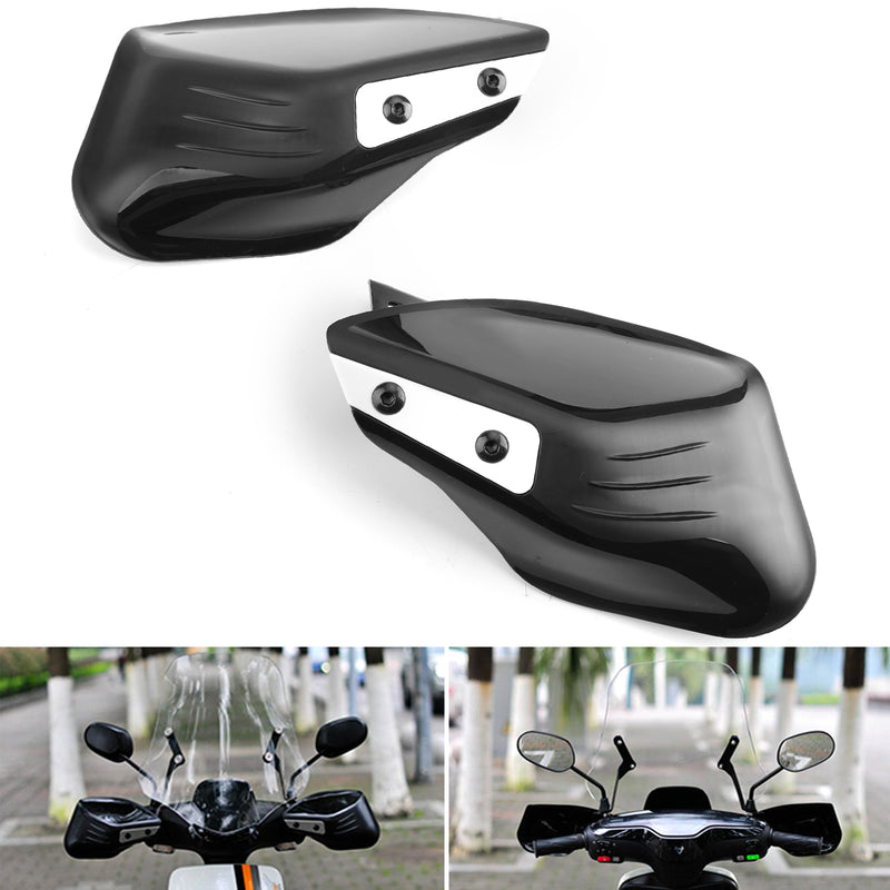 Universal 8/10mm Bolt Motorcycle 7/8 Handlebar Hand Guard Protector Cover Black