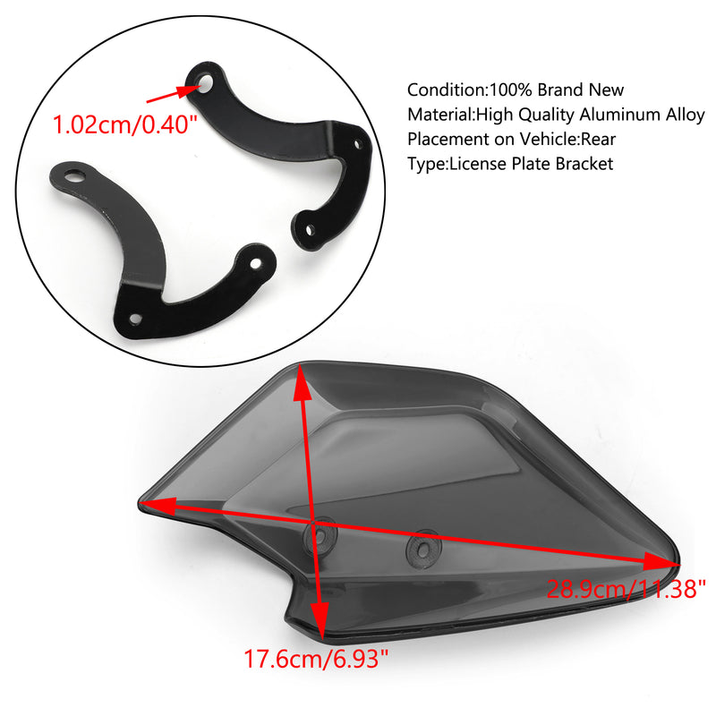 ABS Universal Motorcycle Hand Guard Wind Deflector Motocross Handguard Shield Generic