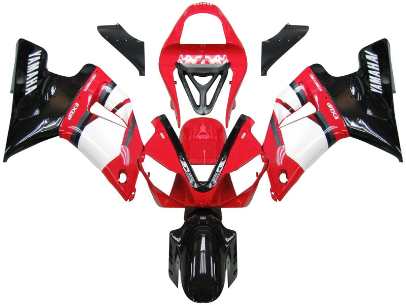 Fairings 2000-2001 Yamaha YZF-R1 Red White Black  R1  Generic