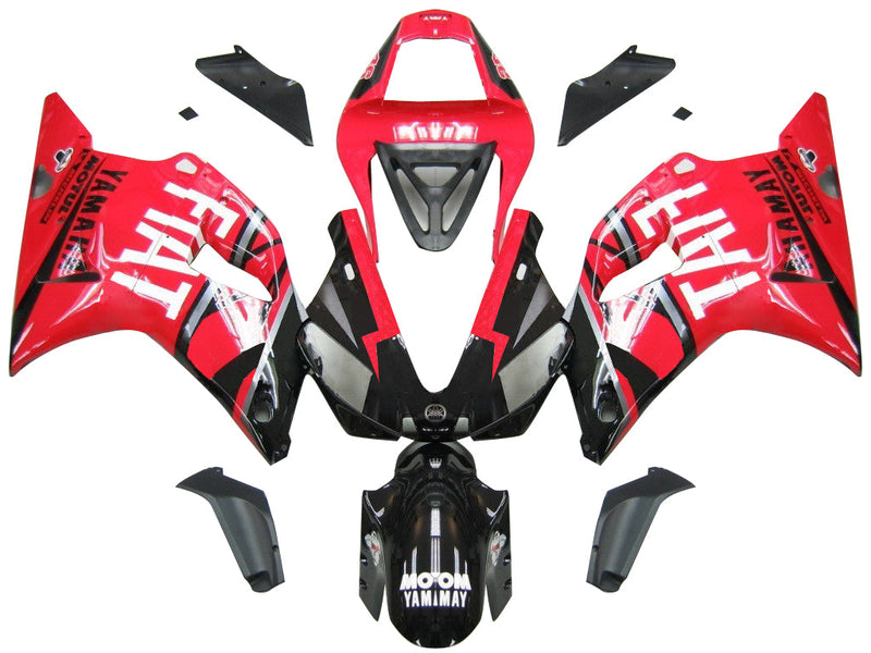 Fairings 2000-2001 Yamaha YZF-R1 Red Black No.46 FIAT  Generic