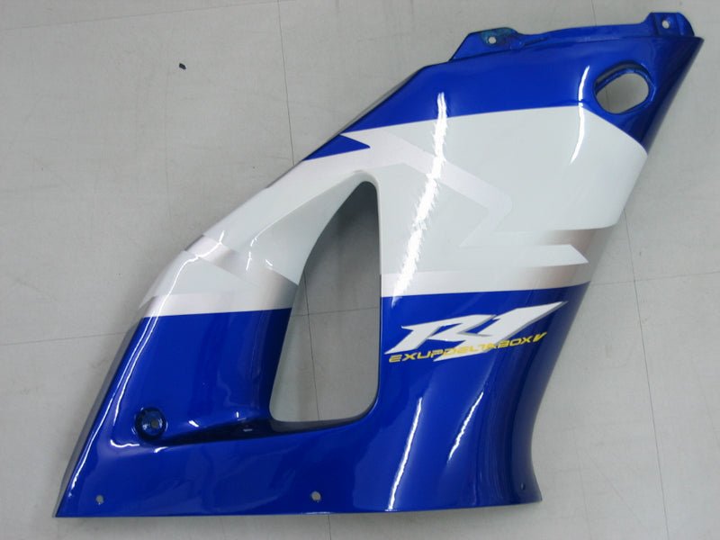 Fairings 2000-2001 Yamaha YZF-R1 Blue White No.46 R1 Racing Generic