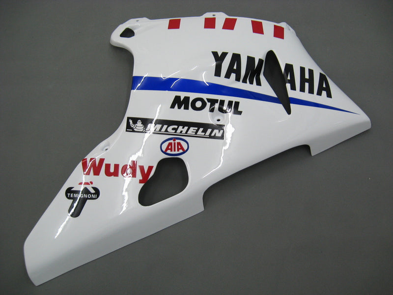 Fairings 2000-2001 Yamaha YZF-R1 Blue White No.46 FIAT Racing Generic