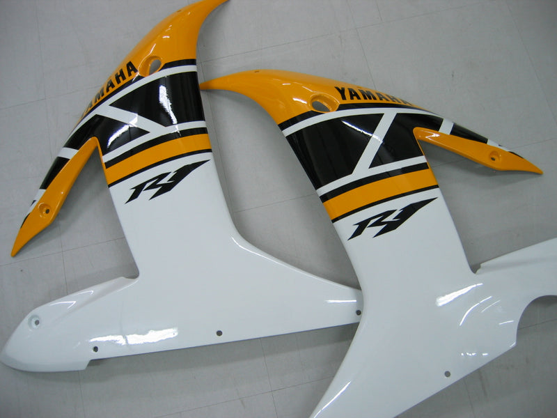Fairings 2002-2003 Yamaha YZF-R1 Yellow White Black R1 Racing Generic