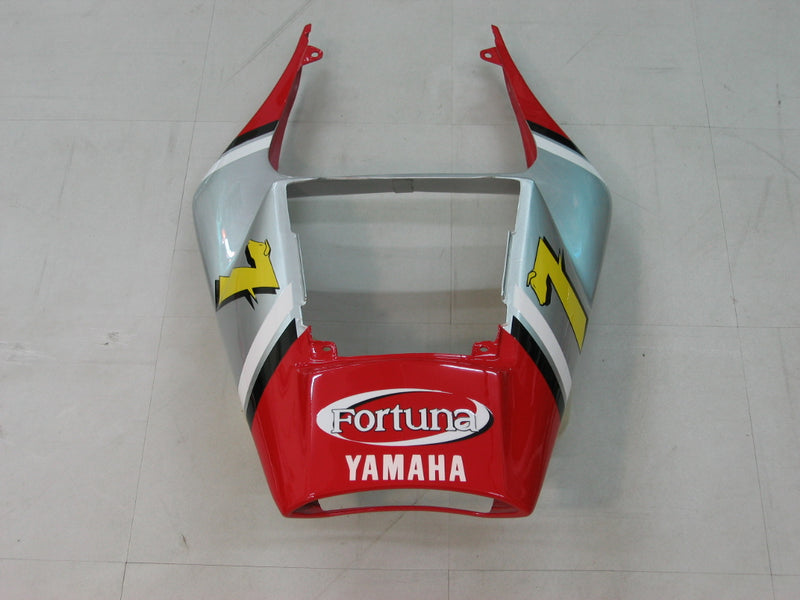 Fairings 2002-2003 Yamaha YZF-R1 Red Silver Fortuna Racing Generic