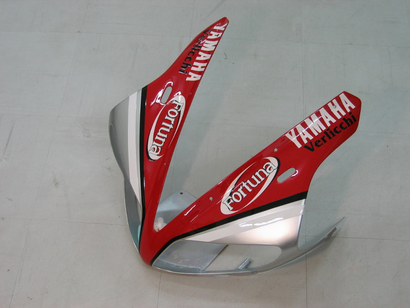 Fairings 2002-2003 Yamaha YZF-R1 Red Silver Fortuna Racing Generic