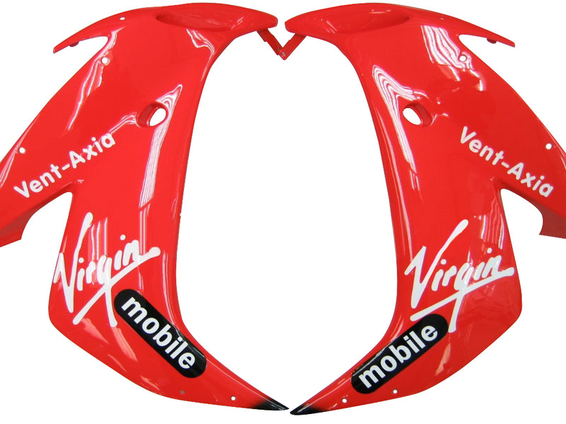 Fairings 2004-2006 Yamaha YZF-R1 Red Black Virgin Mobile  Racing Generic