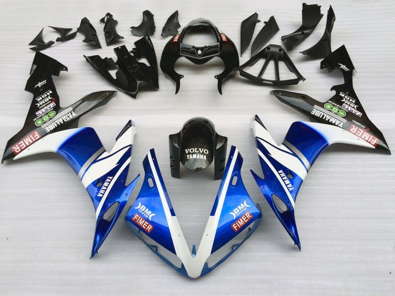 Fairings 2004-2006 Yamaha YZF-R1 Blue White Black FIMER Racing Generic