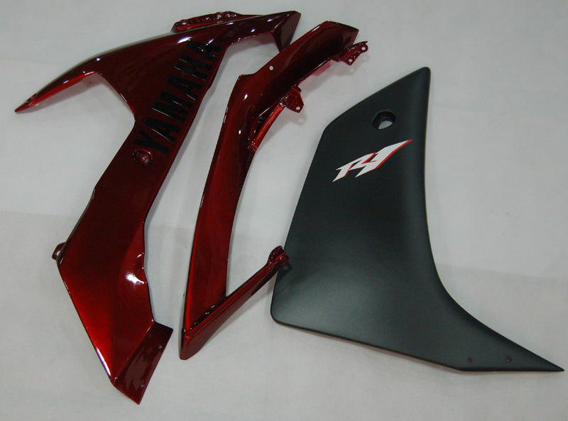 Fairings 2007-2008 Yamaha YZF-R1 Red Cherry Black R1 Racing Generic
