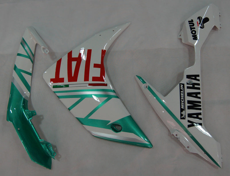 Fairings 2007-2008 Yamaha YZF-R1 Green Emerald White FIAT Racing Generic