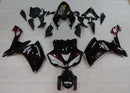 Fairings 2007-2008 Yamaha YZF-R1 Black & Red Flame  R1 Racing Generic