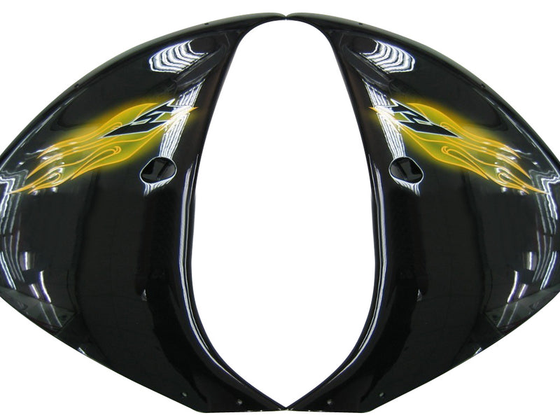 Fairings 2009-2011 Yamaha YZF-R1 Yellow Black  R1 Racing Generic