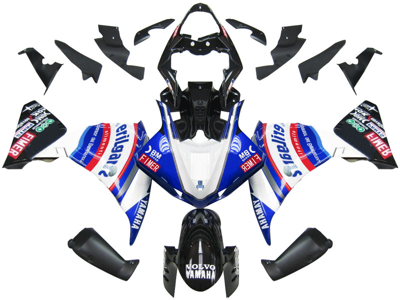 Fairings 2009-2011 Yamaha YZF-R1 Blue White Sterilgard Racing Generic