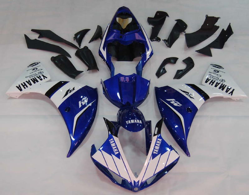 Fairings 2009-2011 Yamaha YZF-R1 Blue White R1 Racing Generic