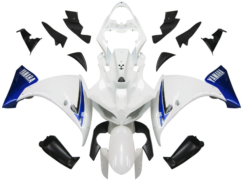 Fairings 2009-2011 Yamaha YZF-R1 White Blue Black R1  Generic