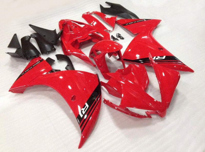 Fairings Plastics 2012-2014 Yamaha YZF R1 Red R1 Racing Generic