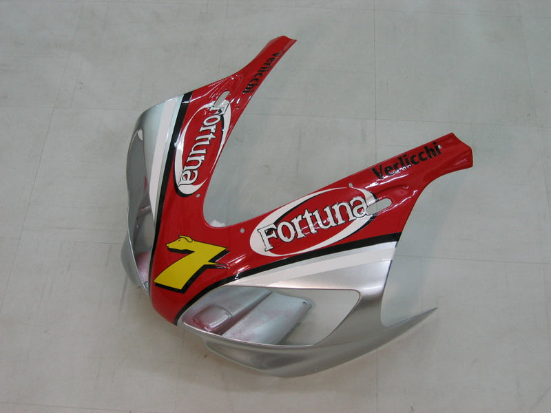 Fairings 1998-1999 Yamaha YZF-R1 Red Silver No.7 Fortuna  Generic