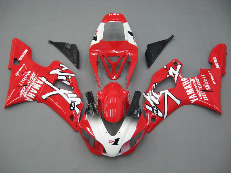 Fairings 1998-1999 Yamaha YZF-R1 Red White Virgin  R1 Racing Generic