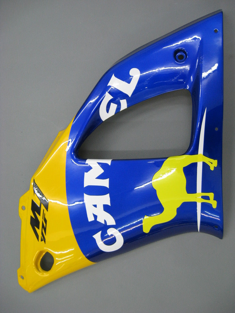 Fairings 1998-1999 Yamaha YZF-R1 Yellow Blue No.46 Camel Racing Generic