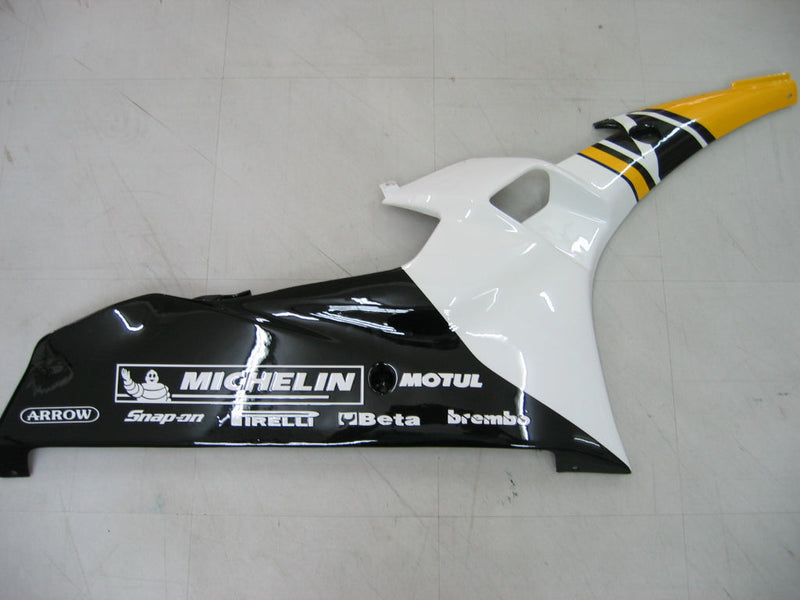 Fairings 2006-2007 Yamaha YZF-R6 Yellow White Black Motul R6 Generic