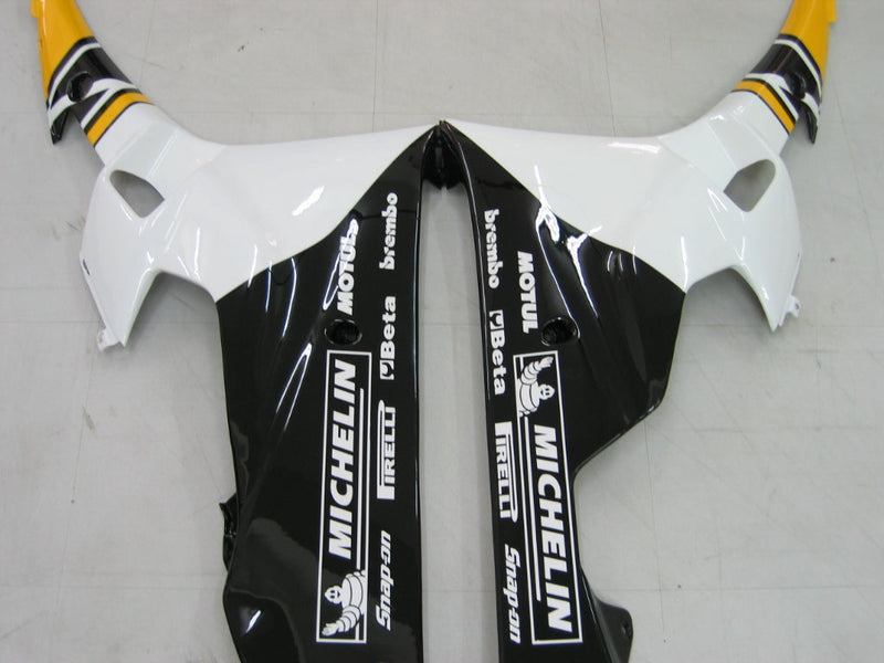 Fairings 2006-2007 Yamaha YZF-R6 Yellow White Black Motul R6 Generic